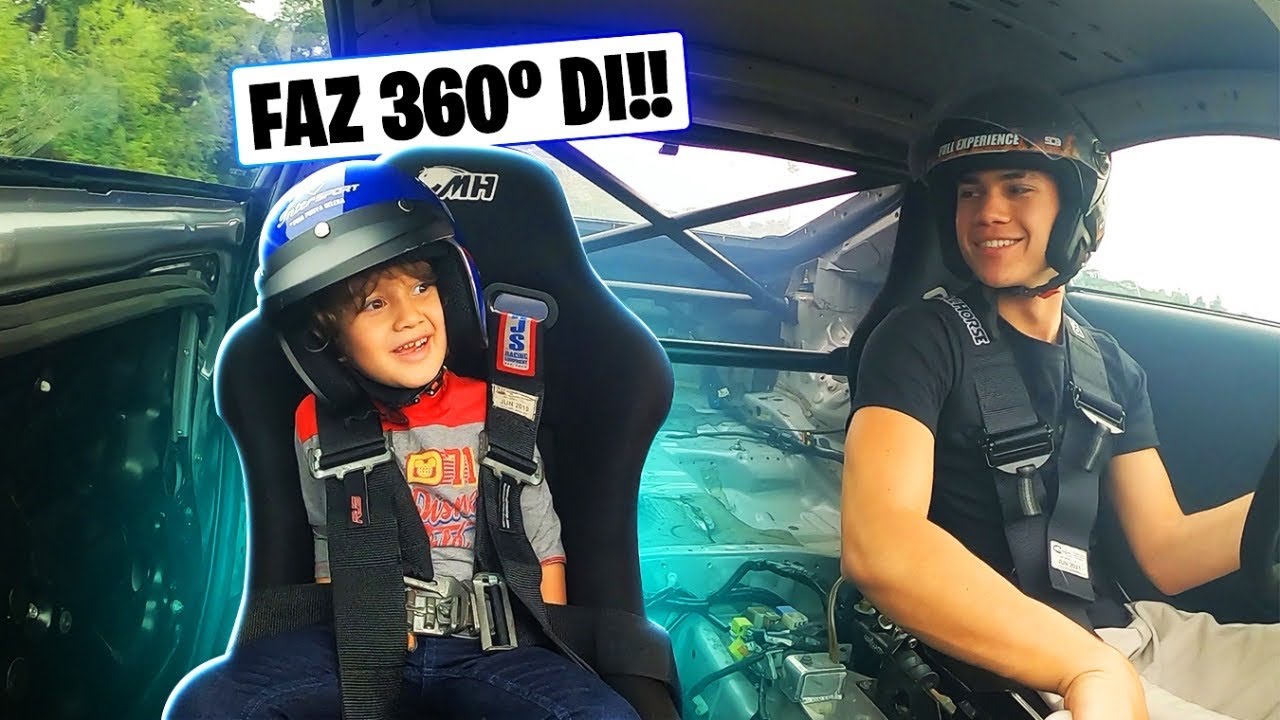 LEVEI MEU IRMÃO JOÃO VICTOR PRA FAZER DRIFT!