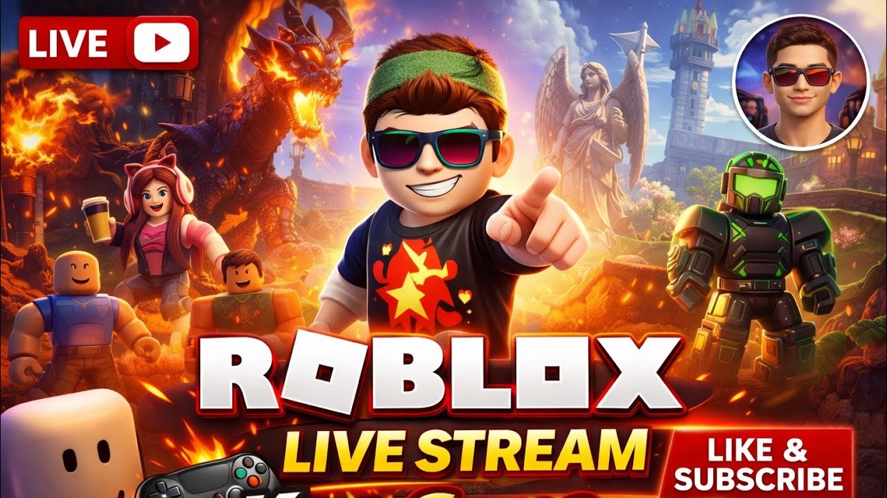 Let's Go Roblox live 🔥