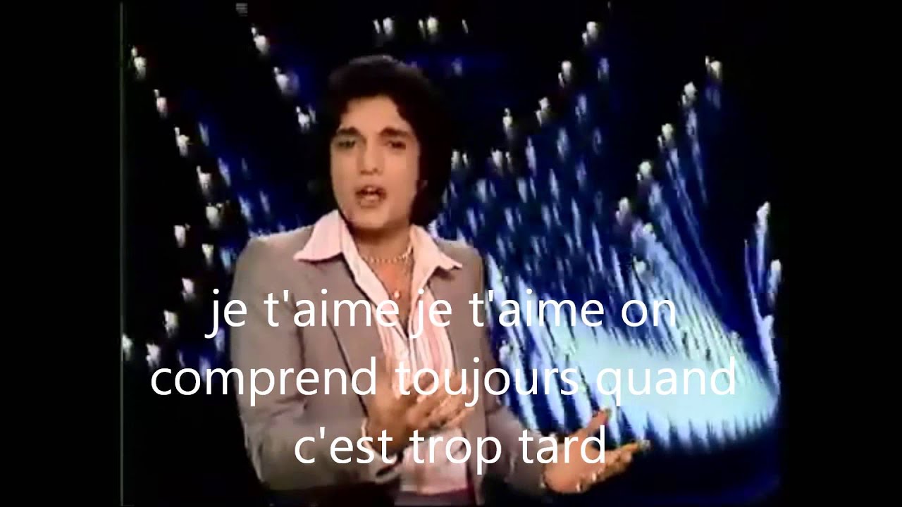 Frédéric François - On comprend toujours quand c'est trop tard (Lyrics)