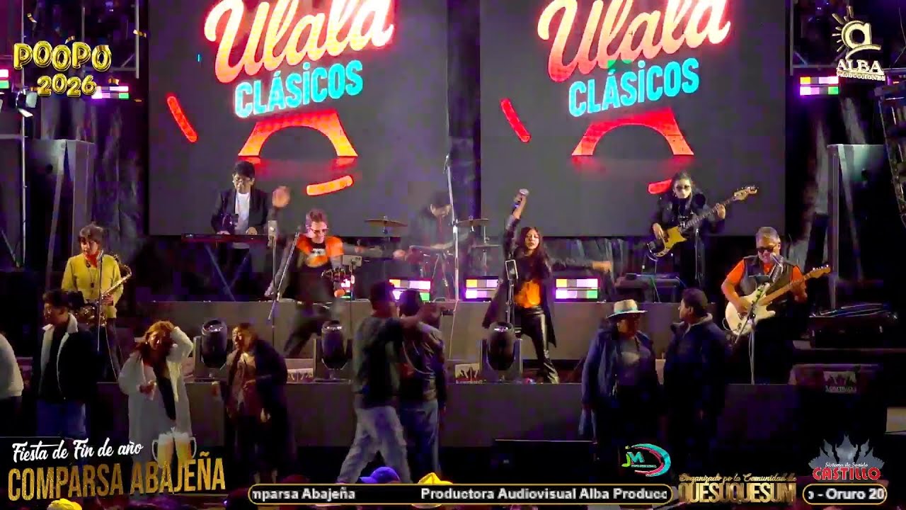 Fiesta de fin de Año, comparsa Abajeña, a cargo de la comunidad Quesuquesuni. Poopó, Oruro - Bolivia