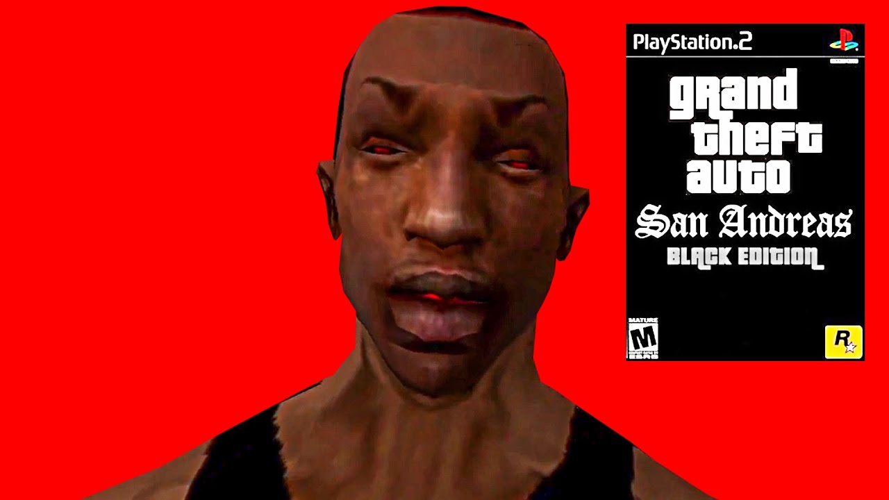 A EDIÇÃO INFERNAL DE GTA SAN ANDREAS - GTA BLACK EDITION