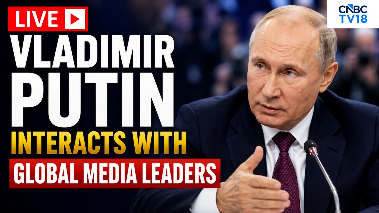 LIVE: Vladimir Putin Addresses International Media Leaders | Putin's Fiery Interview | Russia | N18G