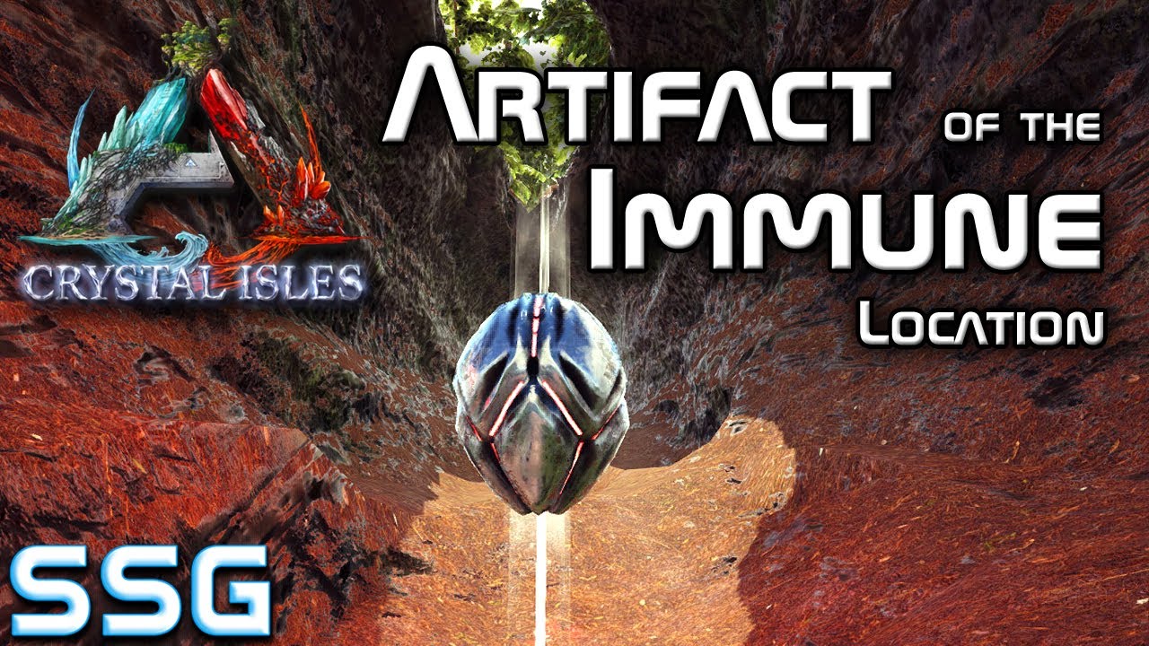 ARK Crystal Isles Artifact of the Immune Location