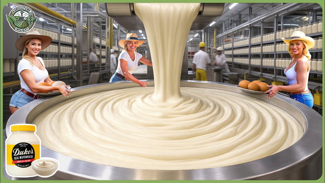 How Mayonnaise Is Made – Massive Million Jars of Mayonnaise Processing In Biggest Factory