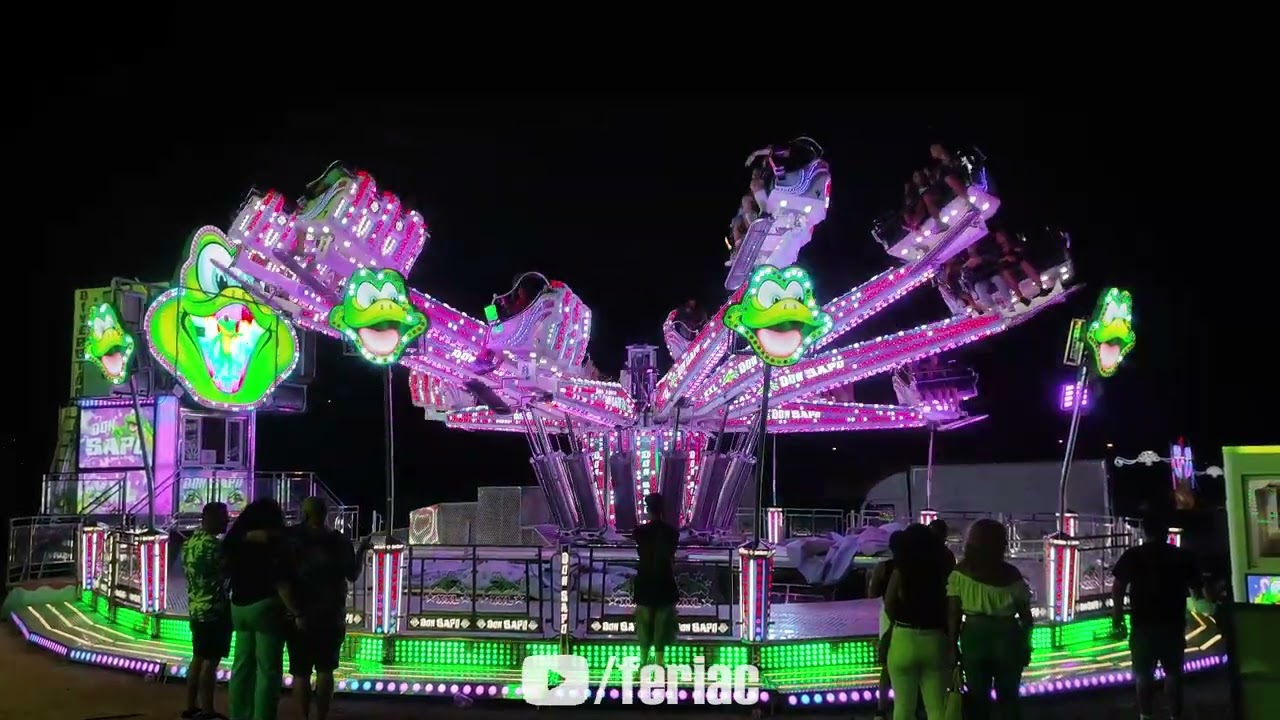 Atracción Don Sapo XXL OFFRIDE Feria de Campanillas 2024
