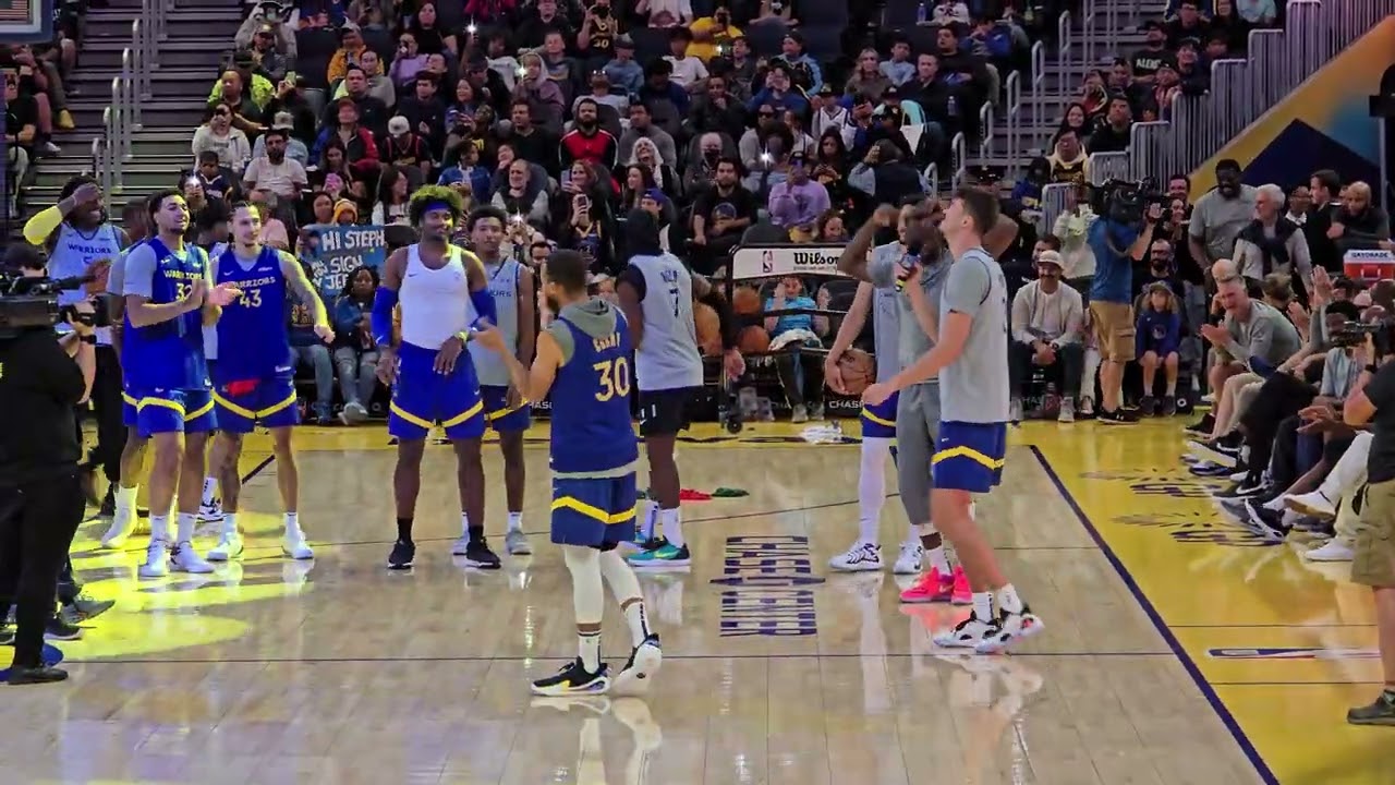 Steph Curry MCs Warriors Rookie Karaoke Part 2