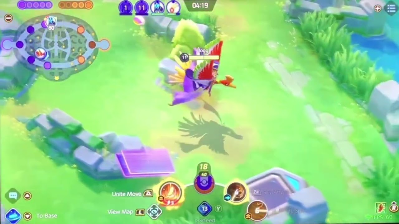 Pokémon Unite Draft Mode Master Rank (Sky Attack/Fire Spin Ho-Oh)