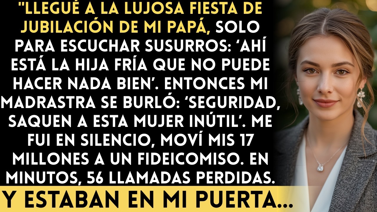 Mi papá me llamó ‘hija inútil’ en su fiesta de jubilación, pero mi fideicomiso de 17 millones...