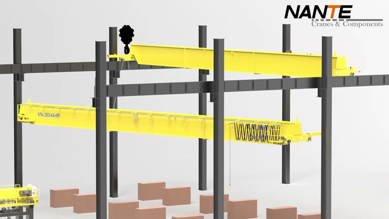 Double Girder Overhead Crane installation Process from Nante Crane