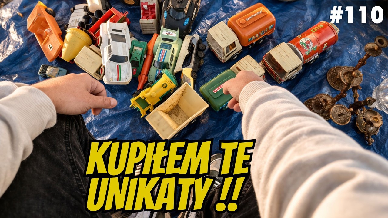 POSZŁA GRUBA KASA !! KUPIŁEM TE WSZYTSKIE ZABAWKI !!  ?!  #Odc.110 TARG STAROCI MYSŁOWICE