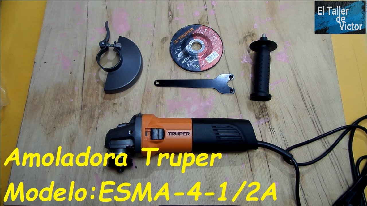 UNBOXING AMOLADORA  4 1/2 TRUPER.
