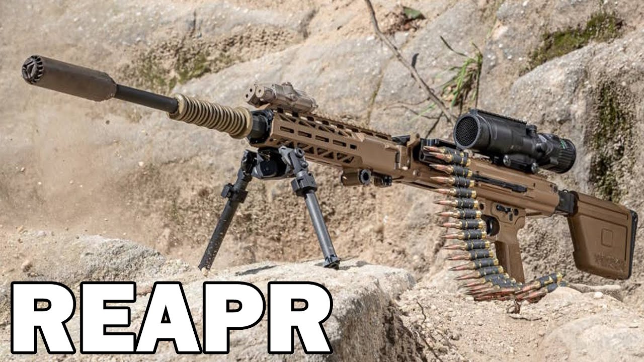 D&eacute;couverte de la nouvelle mitrailleuse REAPR d'Ohio Ordnance en .338NM au salon MILIPOL