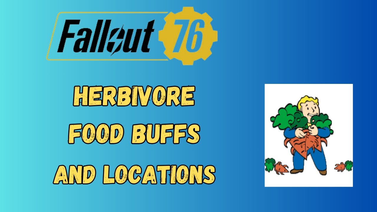 Top Herbivore Foods: How to Craft and Farm! - Fallout 76