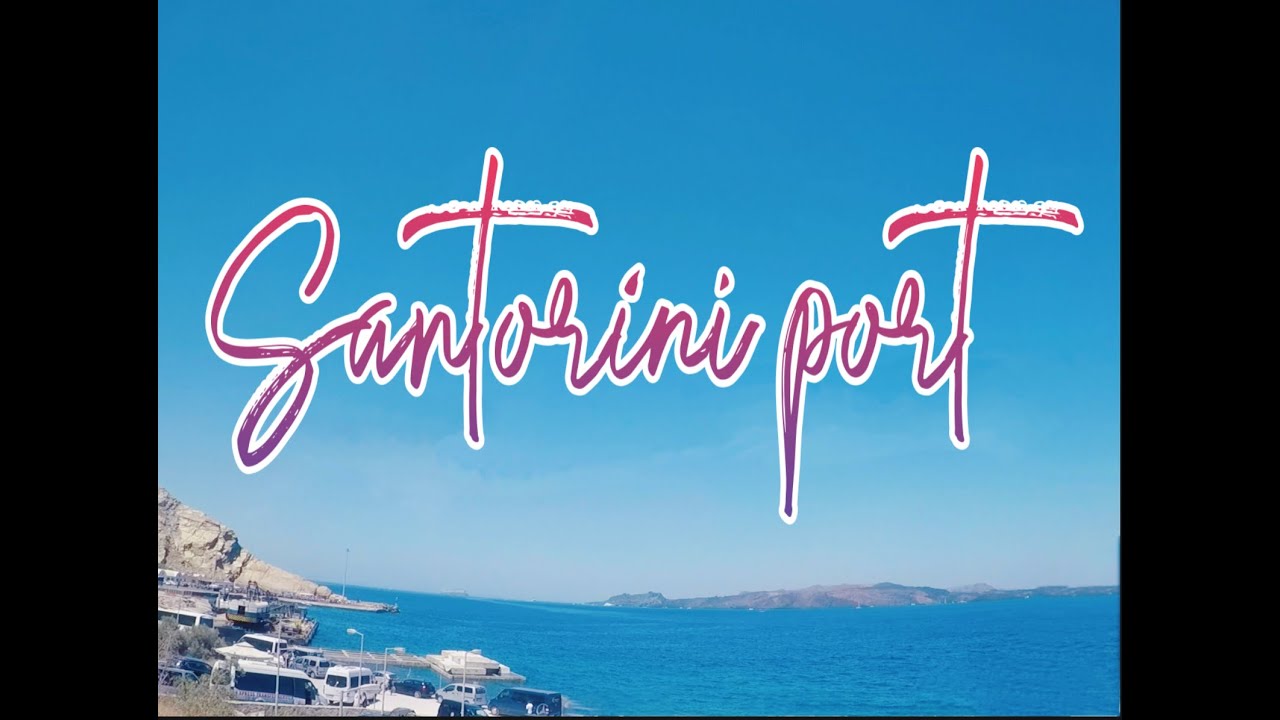Port of Santorini/ main port of Athinios