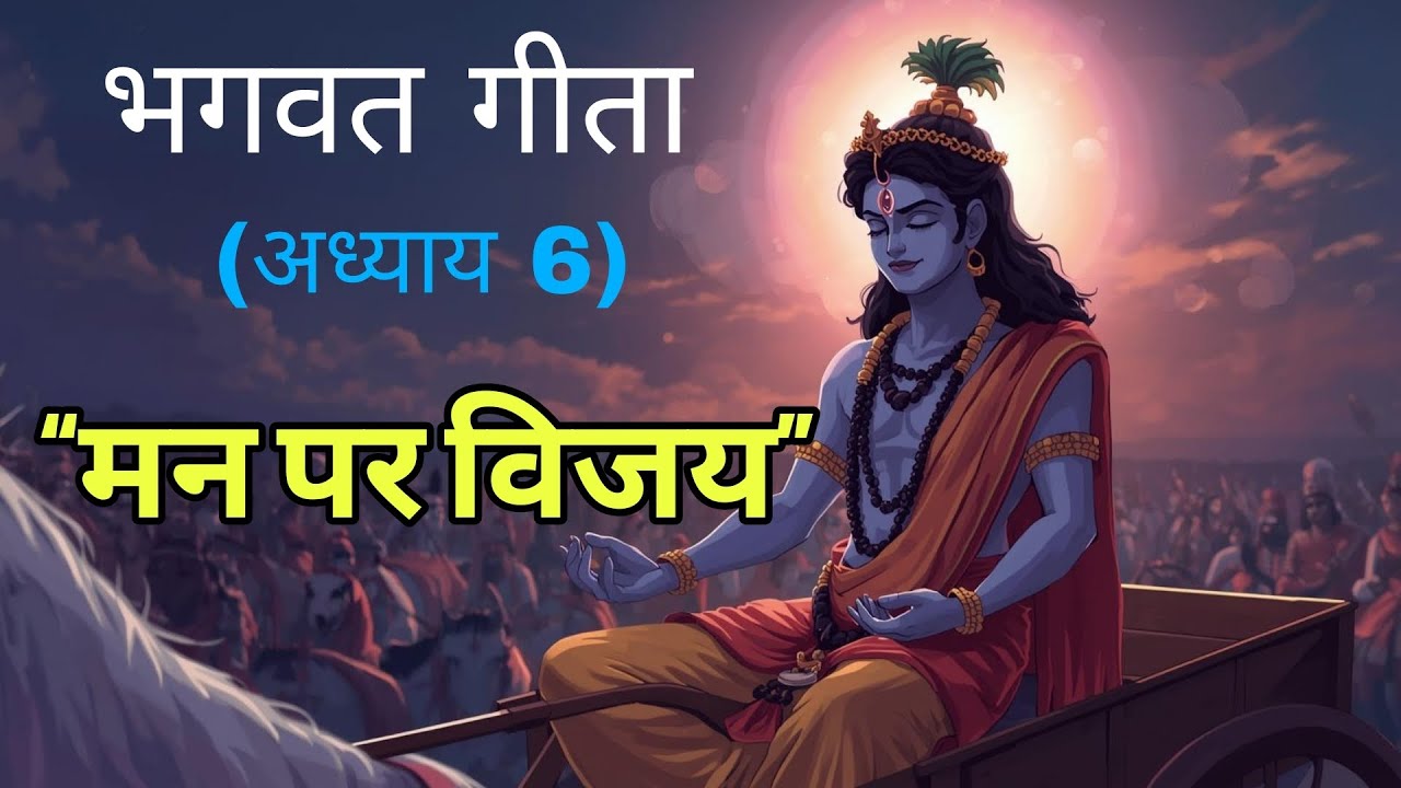भगवद्गीता अध्याय 6 | ध्यान योग का रहस्य | मन को कैसे जीता जाए? | Krishna to Arjuna