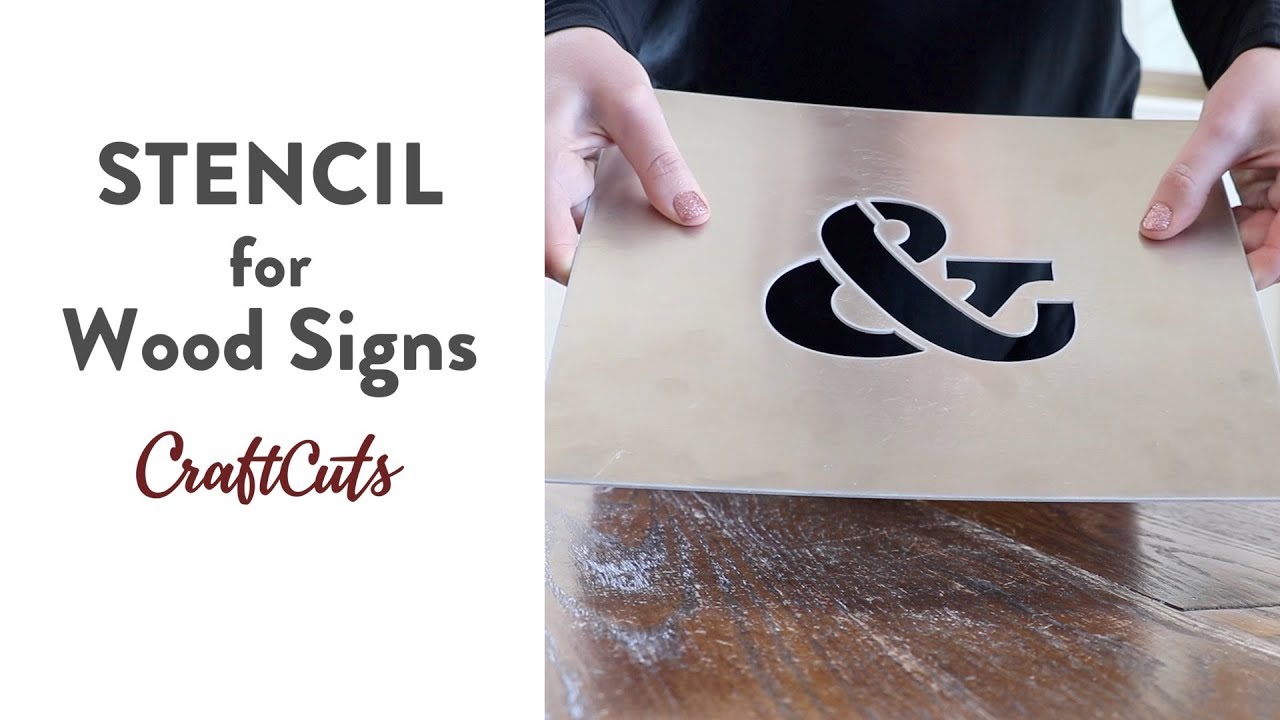 STENCILS FOR WOOD SIGNS - Product Video | Craftcuts.com