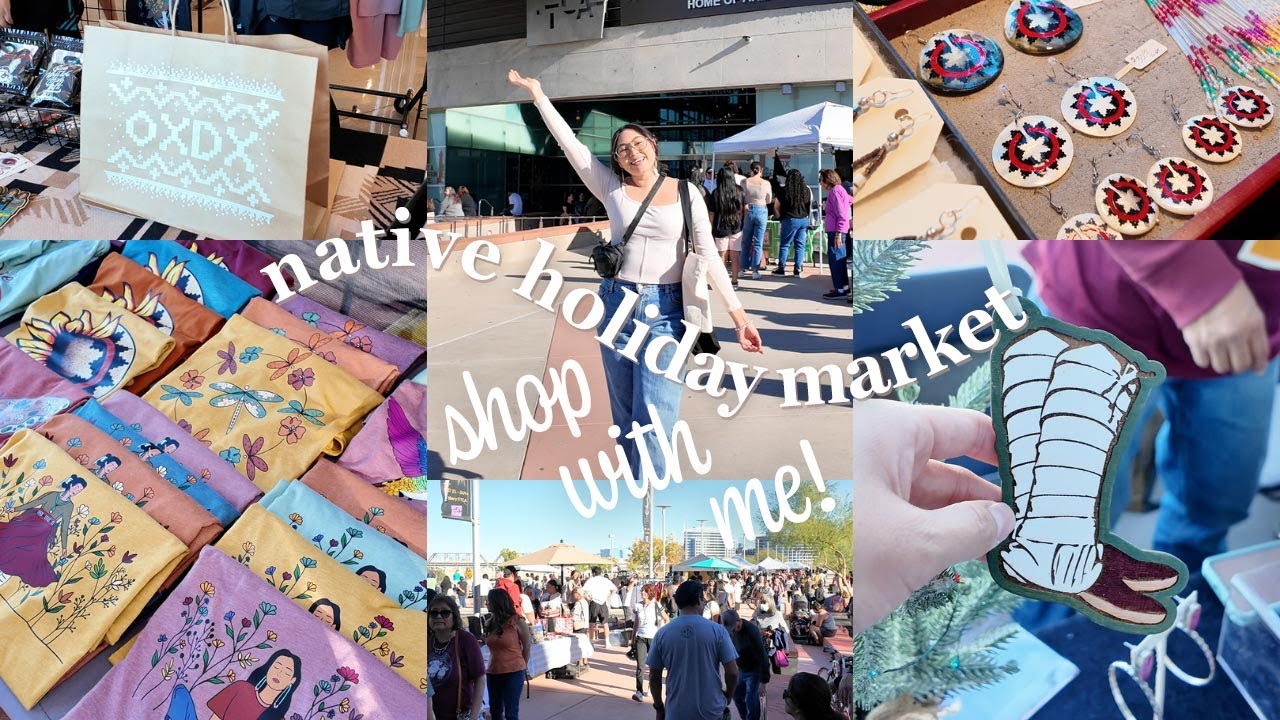 Native Holiday Market Vlog🎄| Handmade Crafts & Vendor Haul 🎁 | Vlogmas Ep. 1