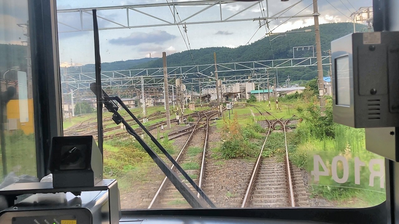 前面展望JR中央本線 辰野→岡谷間 《Cabview Japanrail JR Cyuo Line Tatsuno → Okaya＞