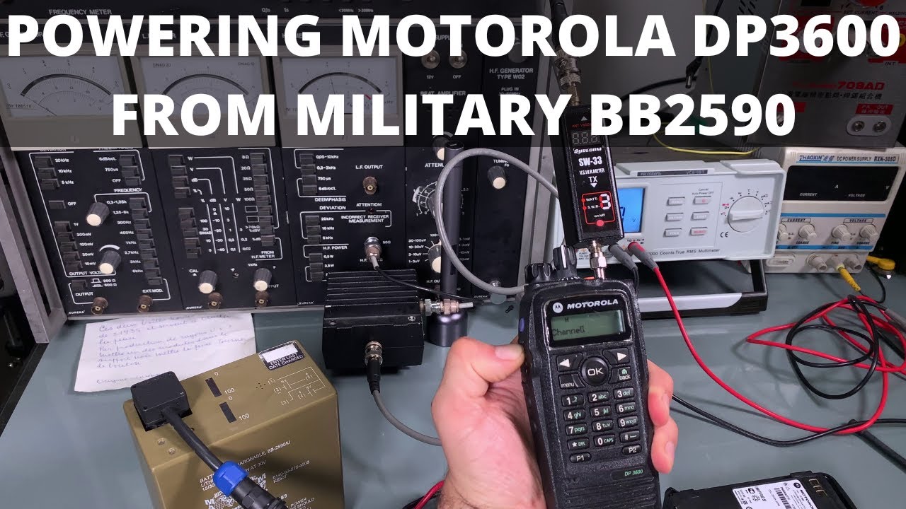 12V battery eliminator for DP3600 - cheap way to power civilian radios out military battery BB2590