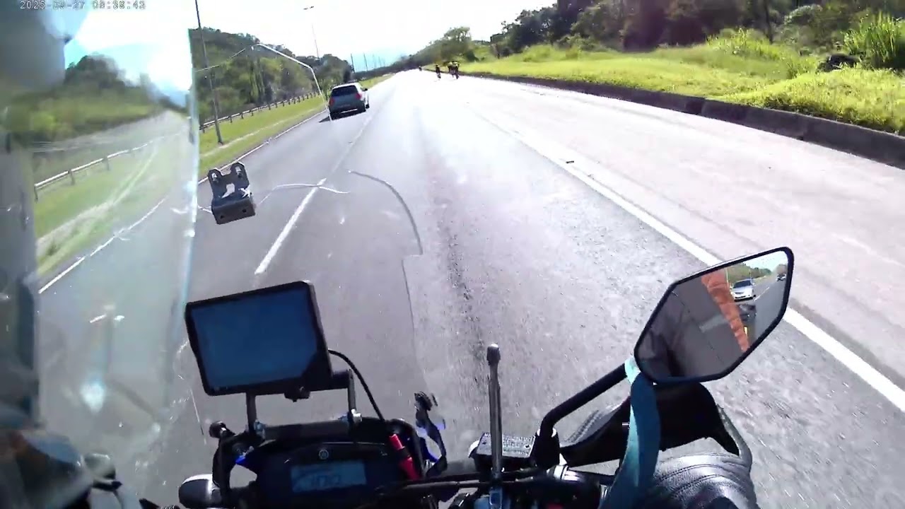 O dia estava perfeito pro rolê de moto na Rio Teresópolis! 