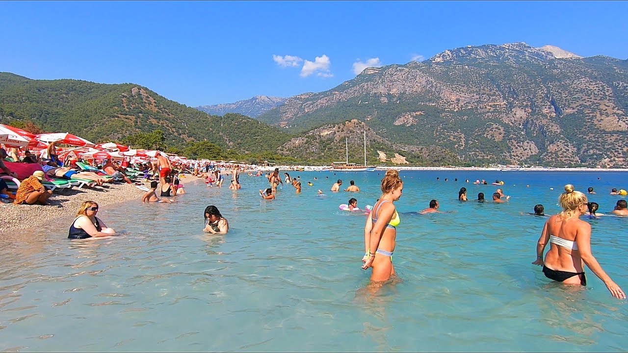 Ölüdeniz Beach in Fethiye, Muğla Türkiye