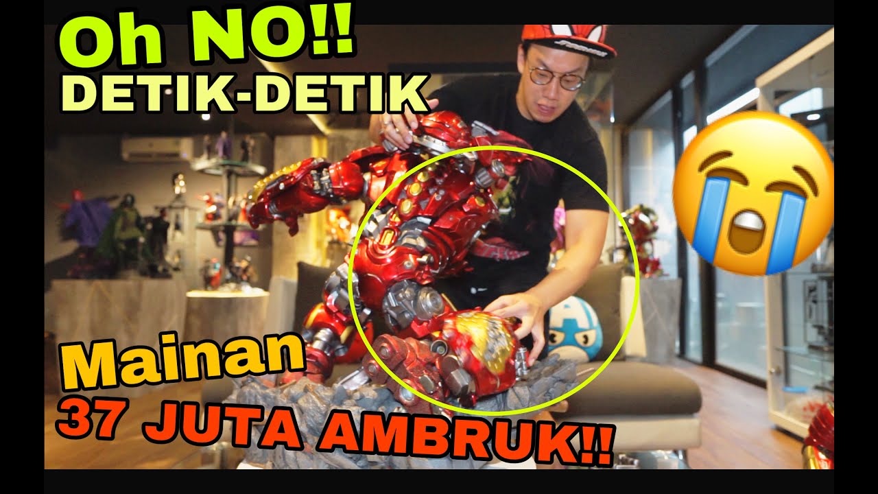 TRAGEDI!! KECEROBOHAN UNBOXING XM STUDIOS HULKBUSTER SUPER GEDE menghasilkan PENYESALAN!!!