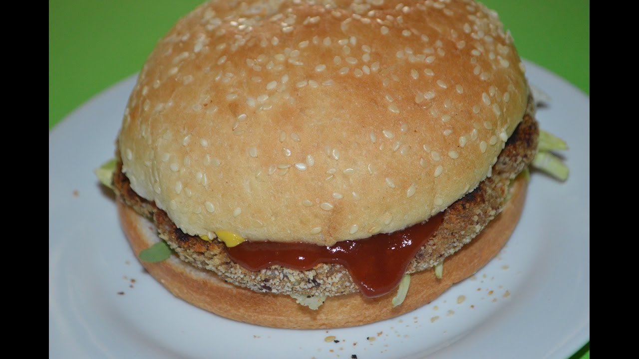 HAMBURGUESA VEGANA,LA MEJOR!! SANA Y RICA, Facilísima de hacer🍔VEGAN BURGER