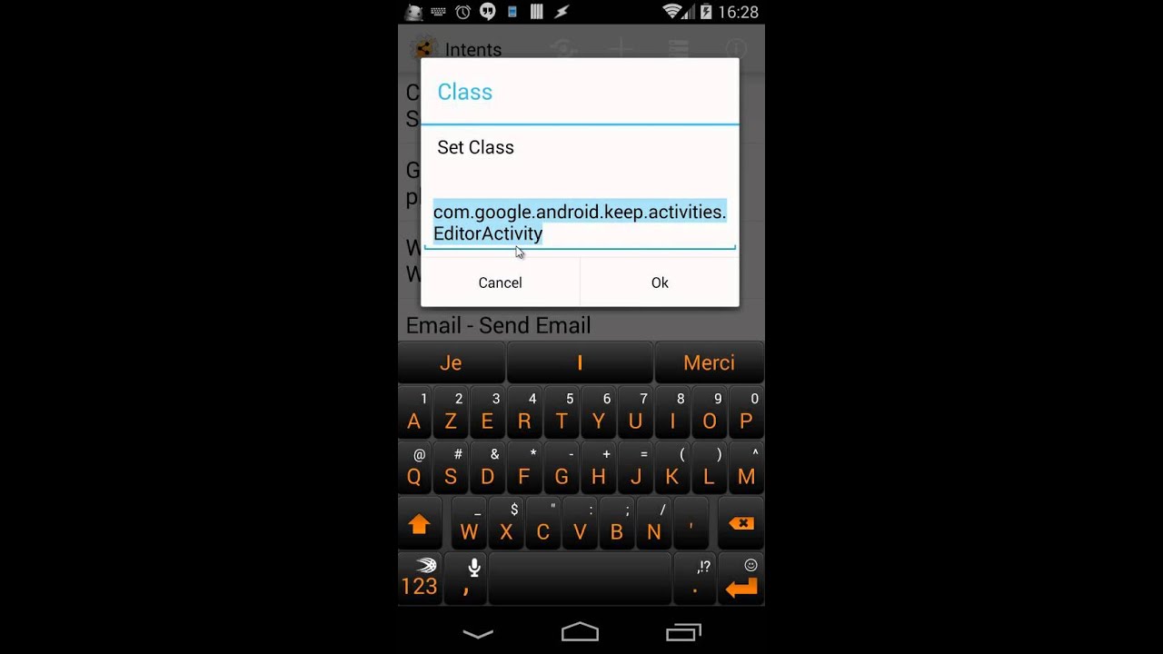Tasker tutorial: Intents