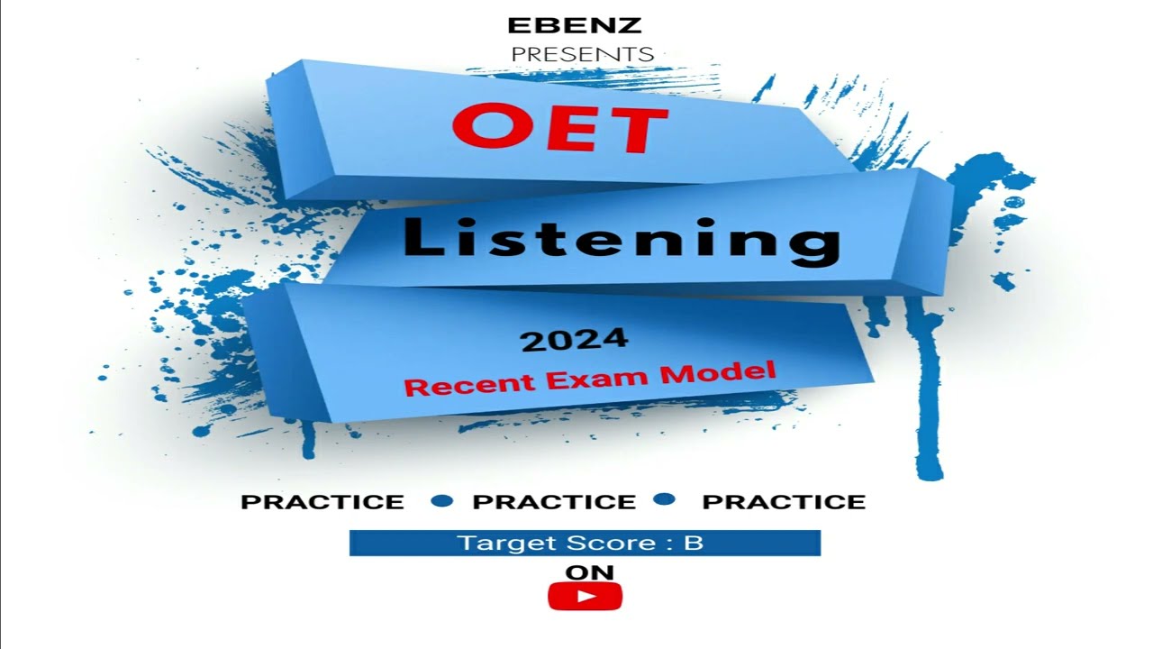 OET LISTENING 69 REAL EXAM MARCH 2024