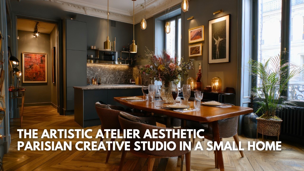 The Artistic Atelier Aesthetic: Creating a Parisian Creative Studio in a Small Home
