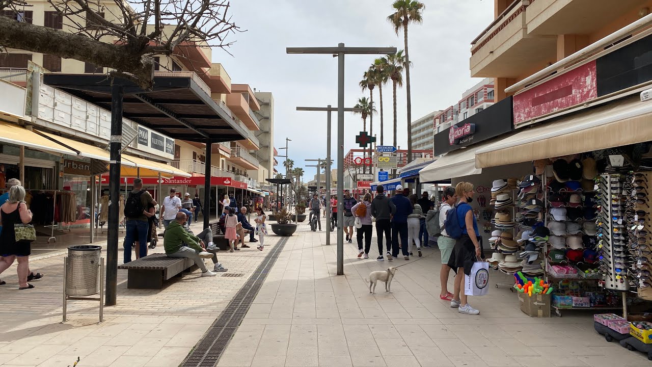 Cala Millor ❤️Mallorca Aktuell April 2022⏰ | Einiges los auf der Strandpromenade / Einkaufsmeile🤩