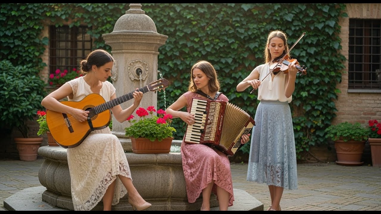 Nhạc không lời phong cách Flamenco kết hợp guitar Tây Ban Nha violin và accordion thư giãn sâu
