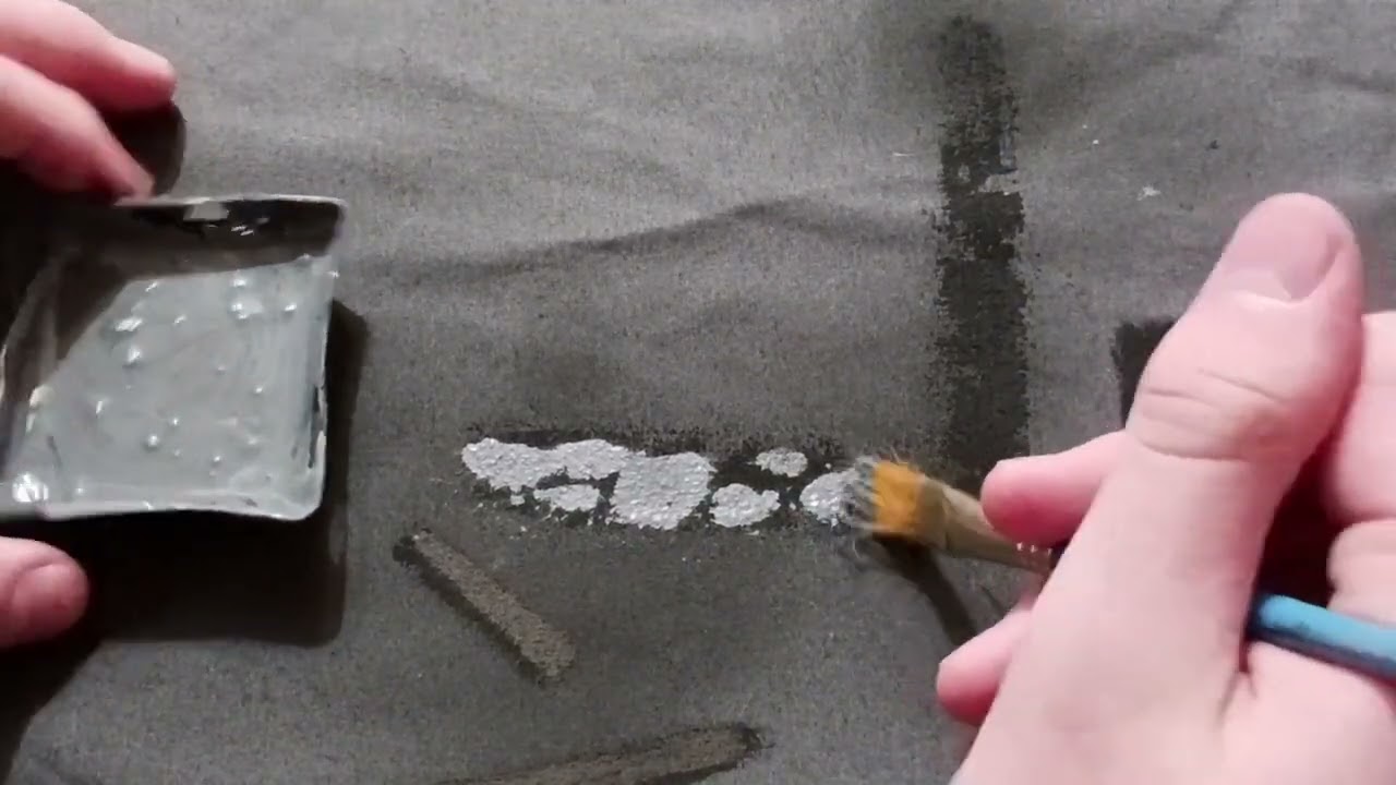 Painting a City Battle Map on a Sheet