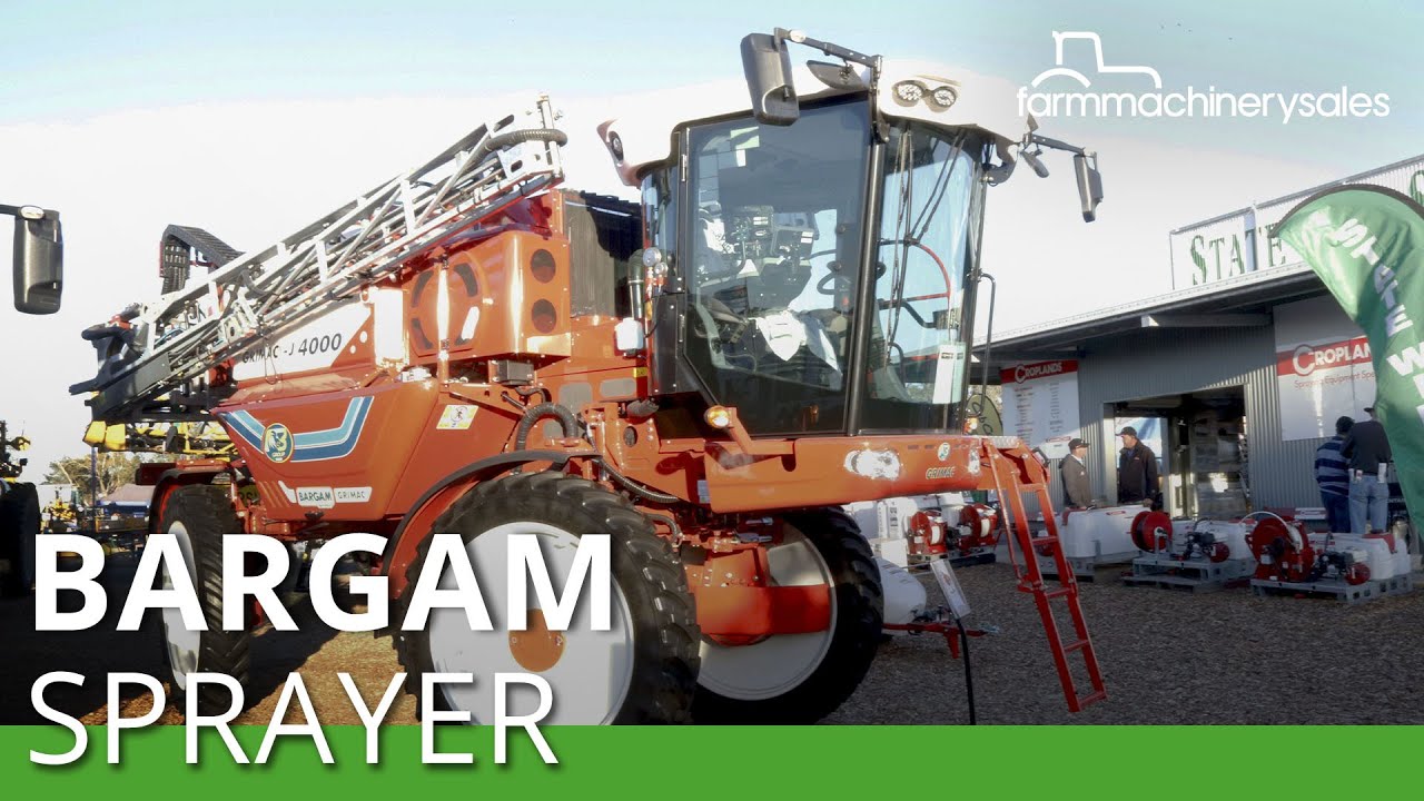 Bargam self propelled sprayers touch down at AgQuip 2019