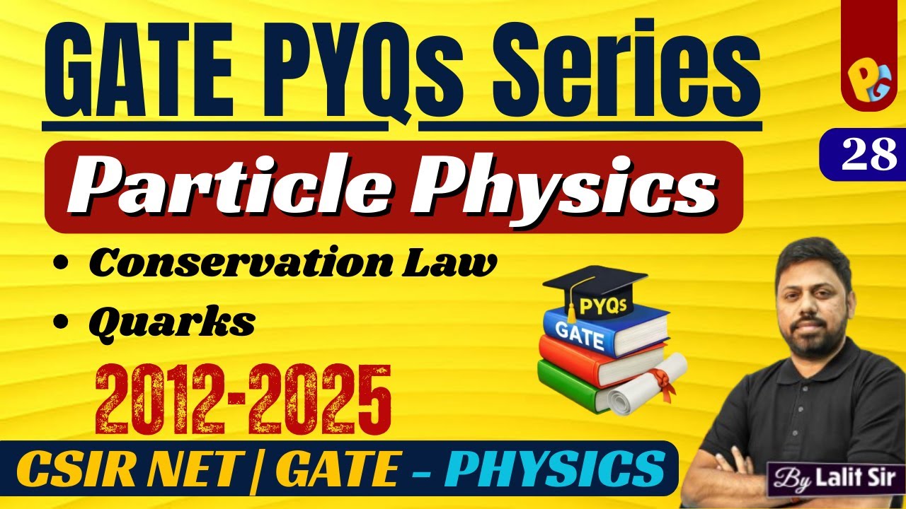 GATE Physics PYQs 2012–2025 | Nuclear & Particle Physics | POTENTIALG | Lalit Sir