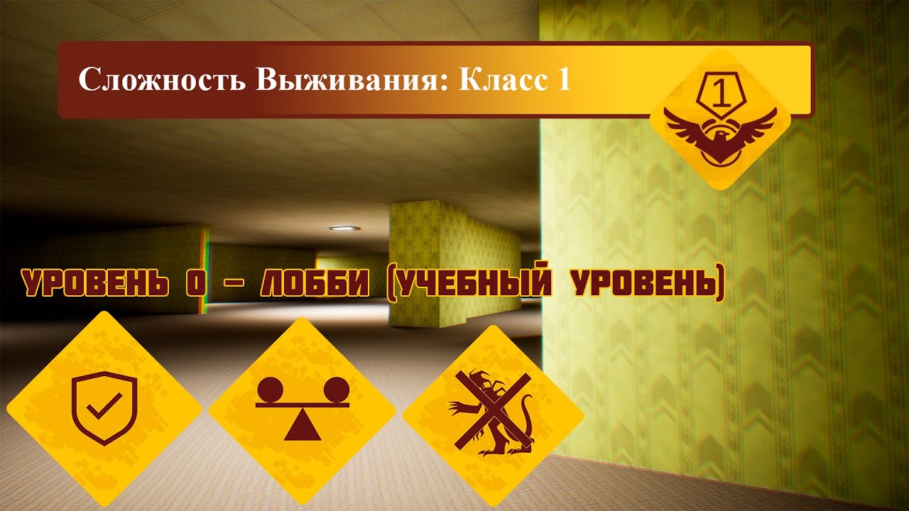 The Backrooms | УРОВНИ | Уровень 0: «Лобби»