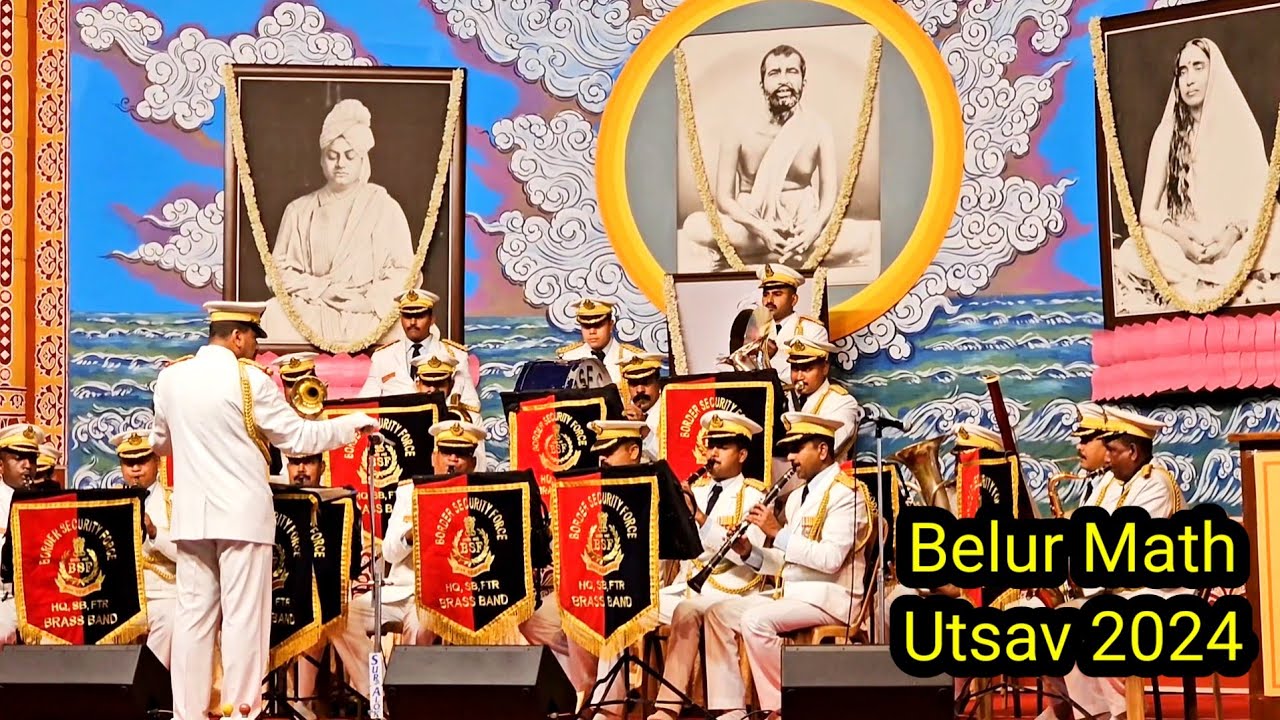 Public Celebration Belur Math 2024. Concert By BSF Team. Belur Math Live.  @saradamaa