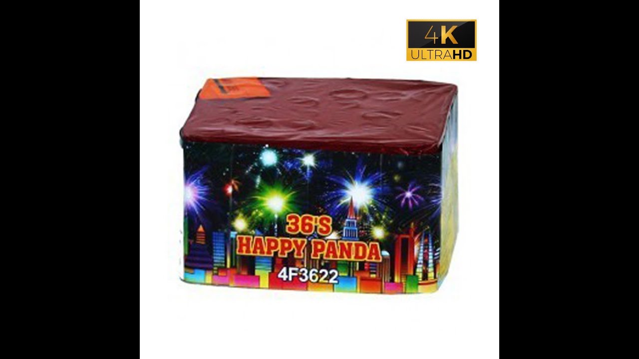 Bateria Happy Panda 36 disparos