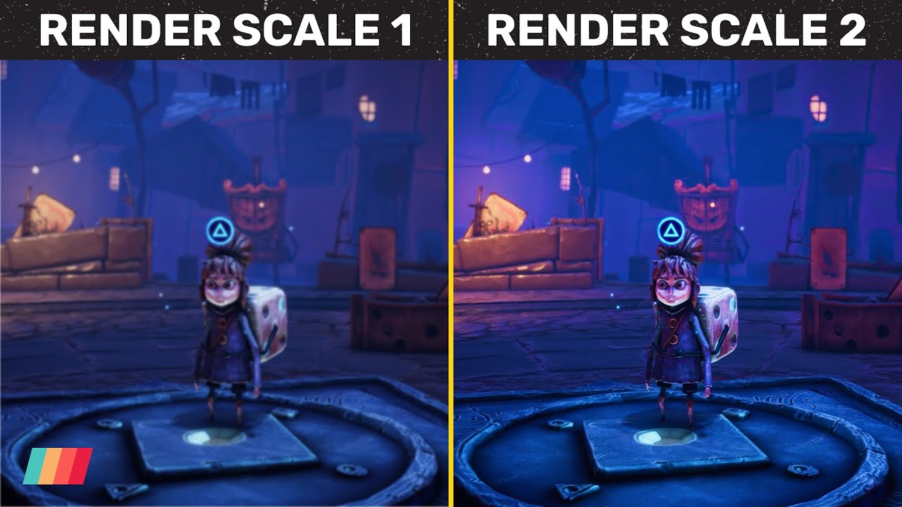 Lost in Random | Render Scale 1 vs Render Scale 2 | PC Graphic Settings Comparison