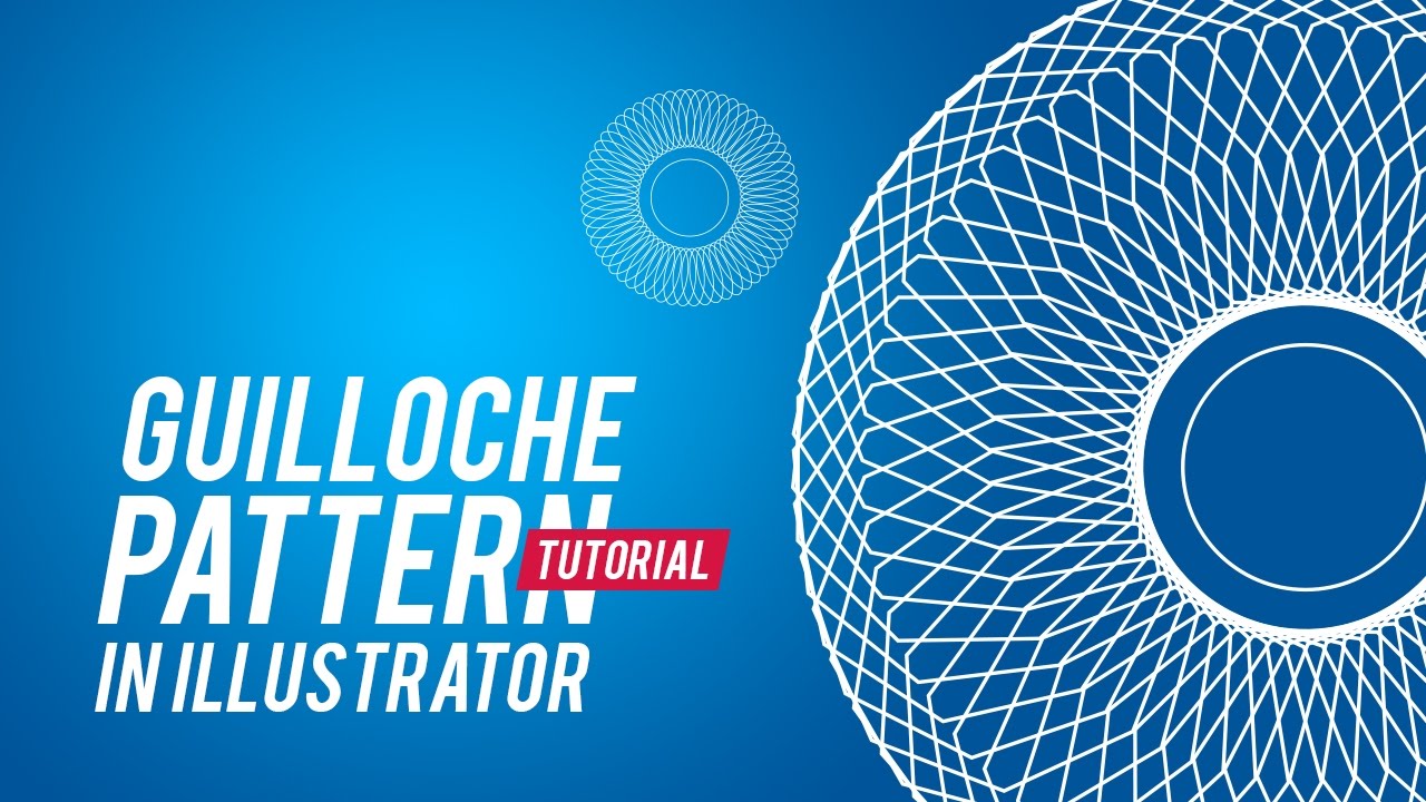 Easy Trick to Create Guilloche Pattern in Adobe Illustrator