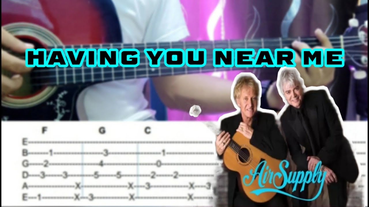 Air Supply - Having You Near Me (Tabs) (Guitar Fingerstyle Cover)