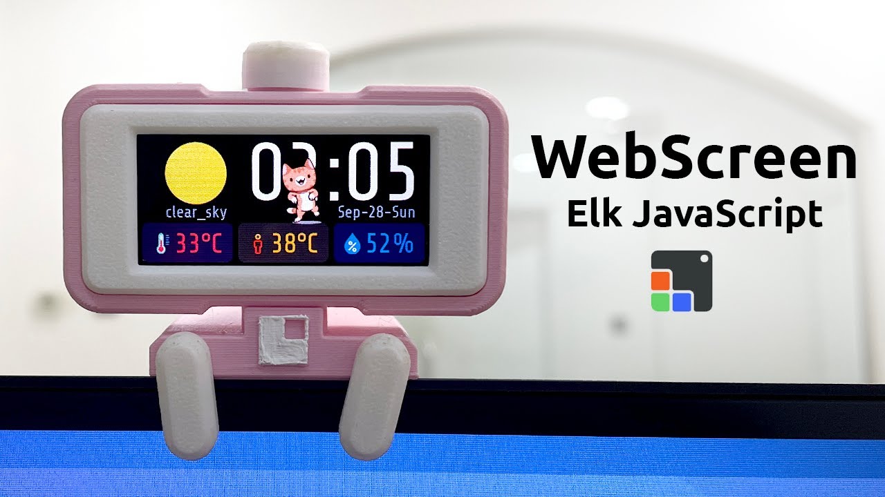Веб-экран ESP32: запуск приложений с SD-карты с помощью Elk JavaScript Engine + интеграция LVGL @...