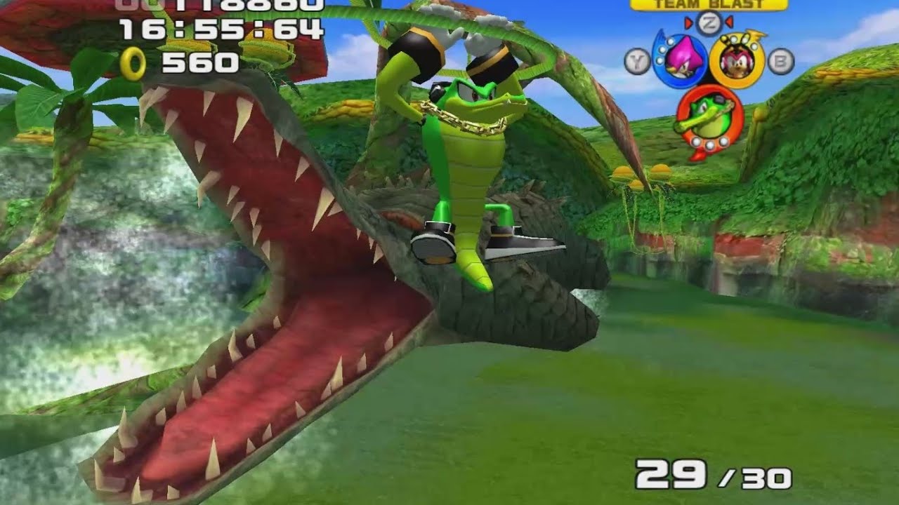 Sonic Heroes Mod Lost Jungle Team Chaotix Death Mode