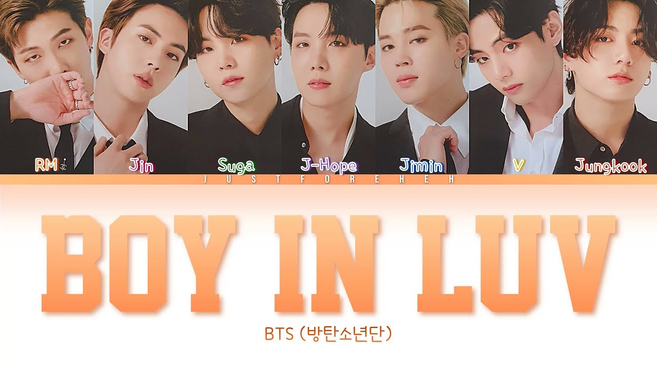BTS (방탄소년단) - Boy In Luv (Color Coded Lyrics Eng/Rom/Han)