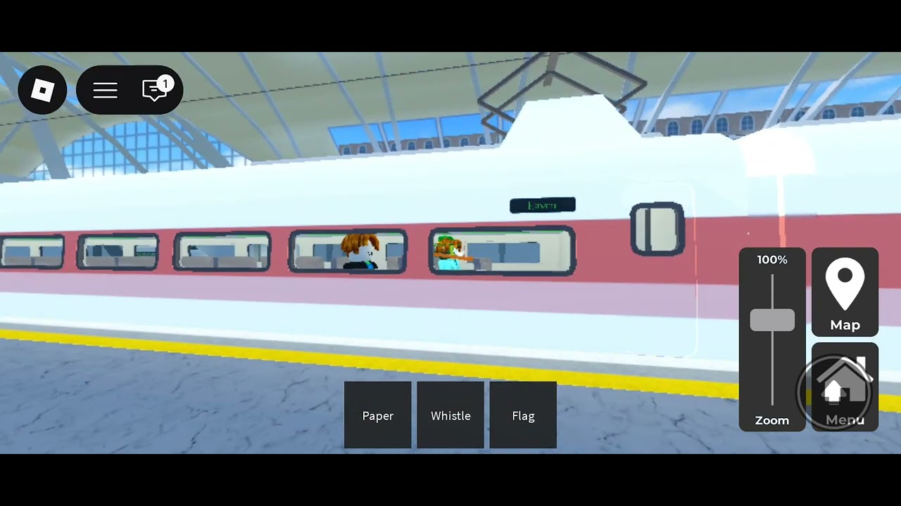 In train to haven