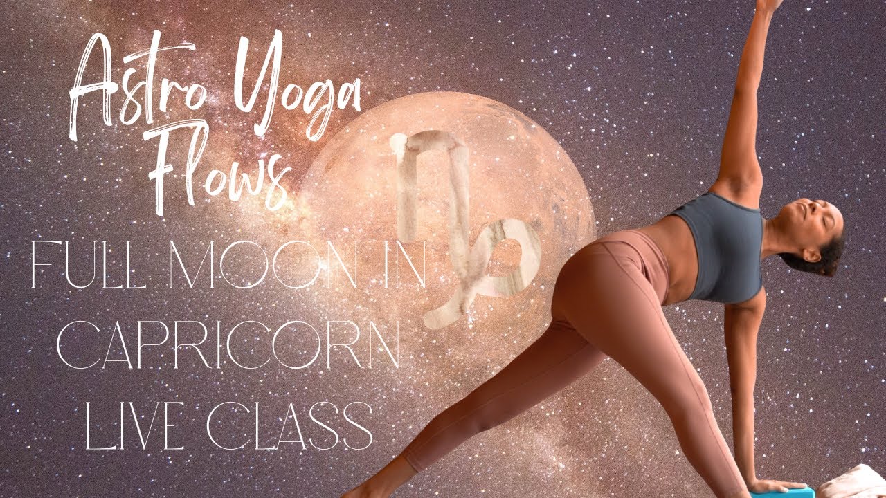 Zoom Live Full Moon in Capricorn | Lunar Reset Astro Yoga Ritual 🌿