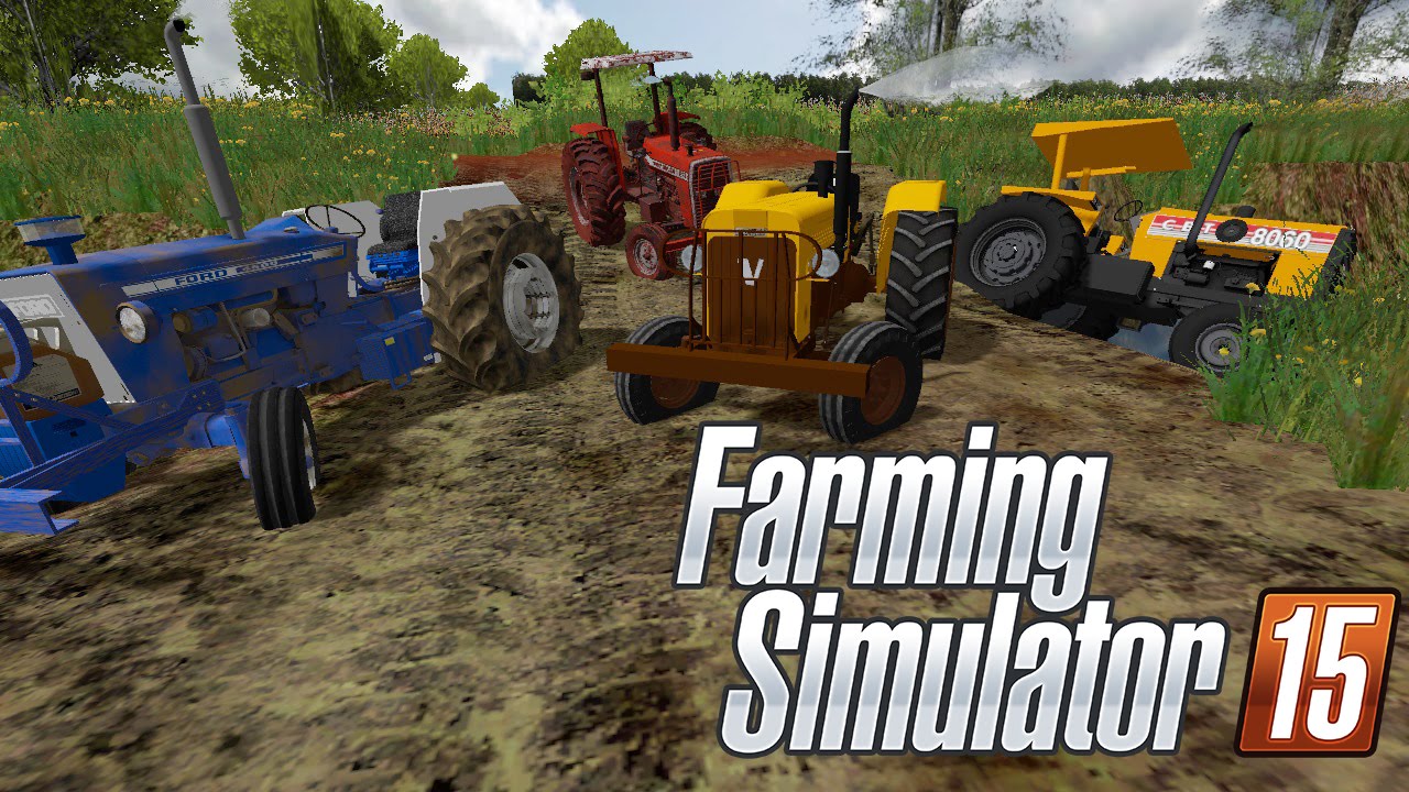 Tratores Antigos Passando no Atoleiro | Farming Simulator 2015 | PT-BR |