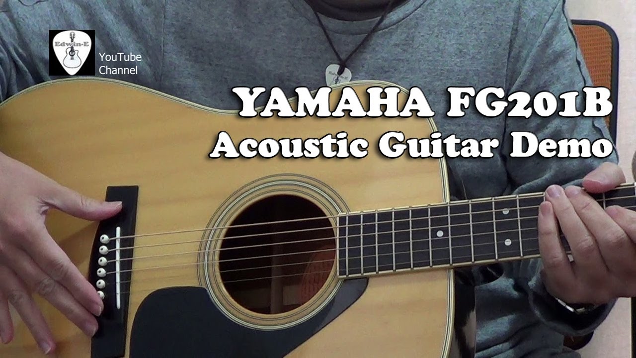 Yamaha FG201B Vintage Acoustic Guitar MIJ Demo