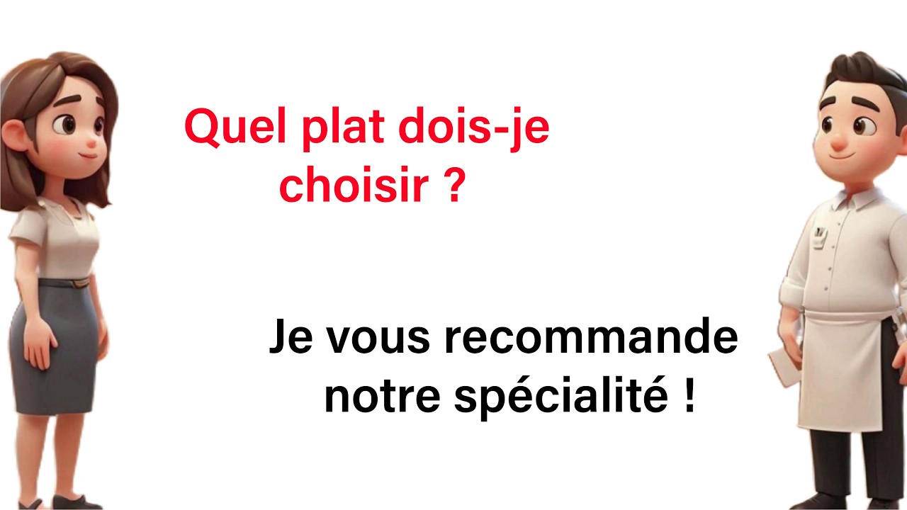 🇫🇷 French at a Restaurant | 70 Real Conversations for Beginners | French Listening Practice (A1–A2)