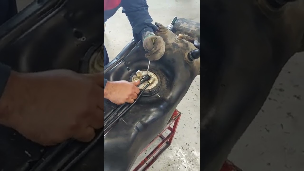 Isuzu Dmax open Diesel Tank and cleaning